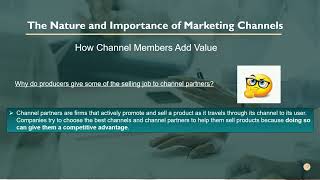 Marketing Channels “Delivering Customer Value” Objective 1