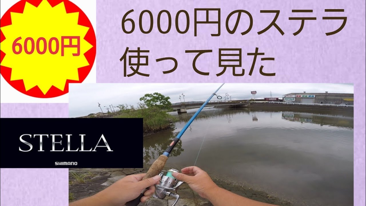 ステラ】6000円のSTELLA使ってみた！実釣り インプレ - YouTube