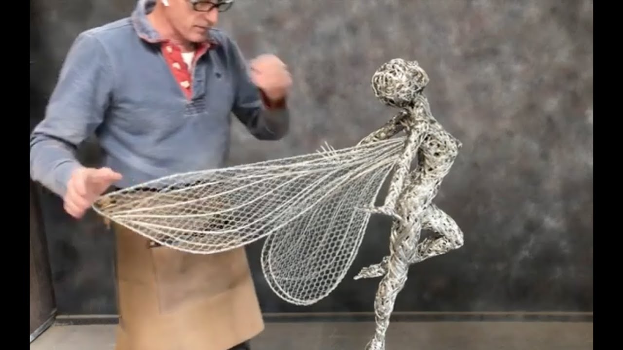 pix Simple Fairy Wire Sculpture fantasywire video 12 wings