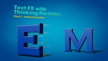 Cinema 4D Xpresso Tutorial 61: Text FX with Thinking Particles (Part 1 - Materialisation)