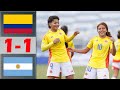 Colombia vs argentina highlights  conmebol femenino sub20 2024 final grupo  522024