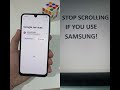 STOP SCROLLING IF YOU USE SAMSUNG ⚠️ #Samsung #Android #TechTips