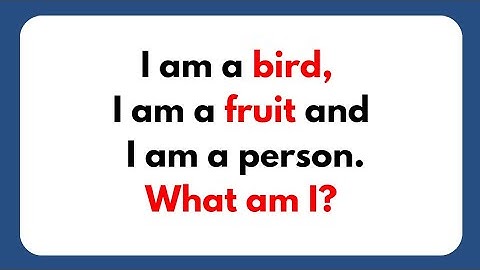 Can You Answer These 25 Tricky Riddles? Riddle Quiz With Answers