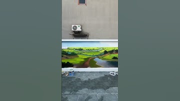 Vẽ tranh đồng quê , Gia Bình Bắc Ninh #minhtuanart #vetranmay3d #mythuatminhtuan #xuhuongyoutube