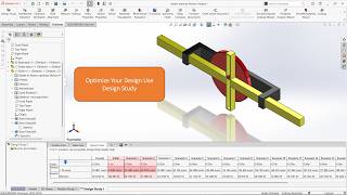 Solidworks Motion Study - Optimation a Slider Bar