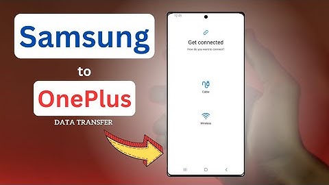 Samsung Fold to OnePlus data transfer tutorial