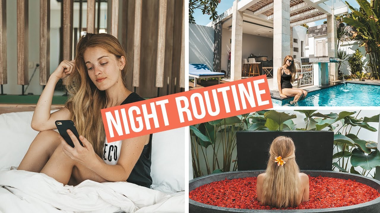 NIGHT ROUTINE - ma routine du soir en voyage