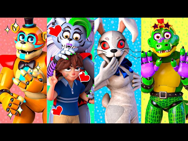 Top 10 animatronics mais poderosos de Fnaf #fnaf #fnafsecuritybreach #