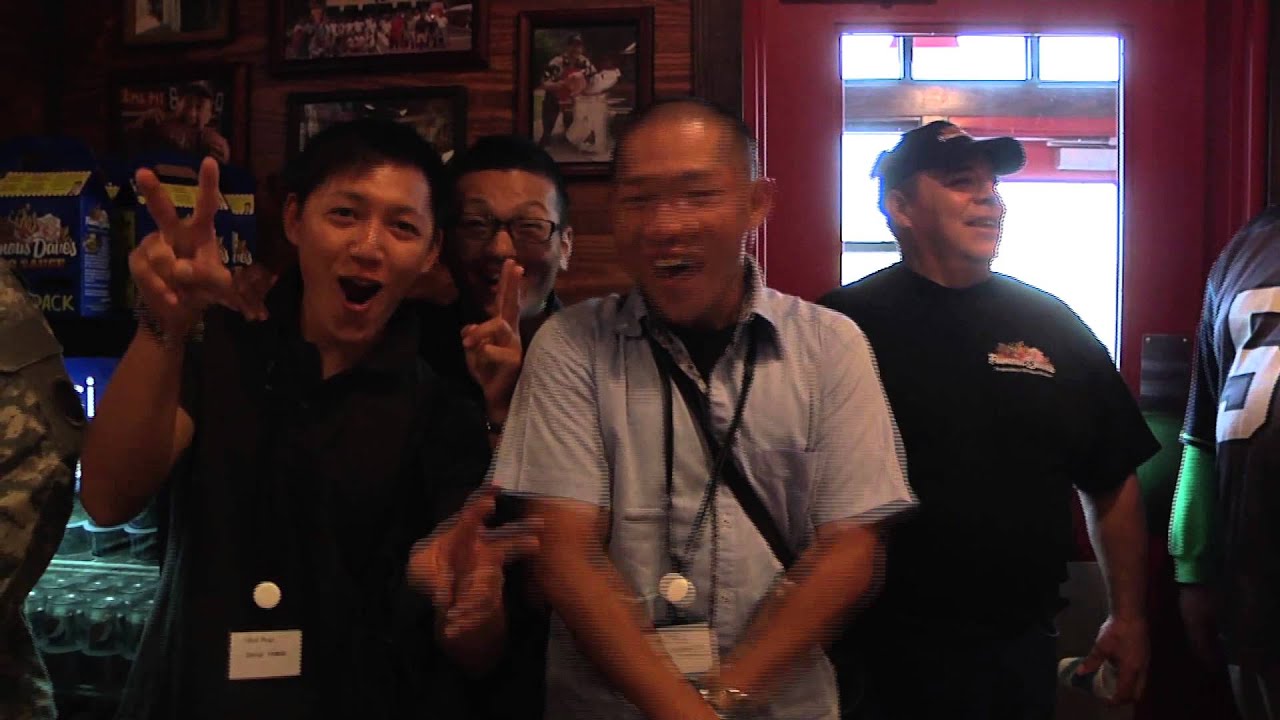 American family hosts Japanese Soldiers