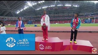 Athletics Men's 10000m Final Victory Ceremony (Day 5) | 28th SEA Games Singapore 2015