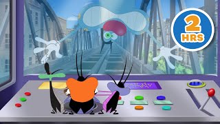 Download lagu TRAIN RIDE PANIC 😱  Oggy and the Cockroaches - Full Episodes HD