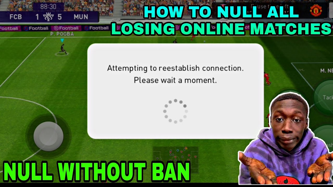 HOW TO NULL AN ONLINE MATCH IN PES 2021 | EASY METHOD | 100% WORKING ...