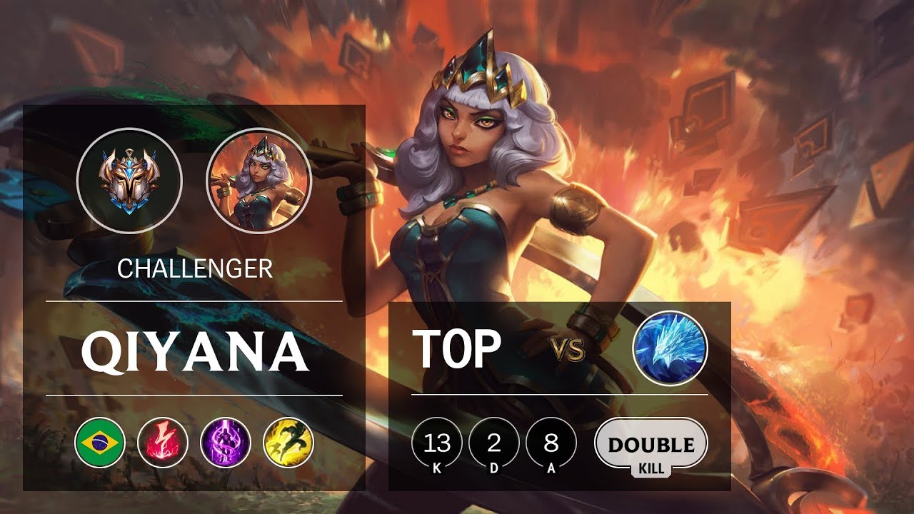 Qiyana Top vs Anivia - BR Challenger Patch 9.16