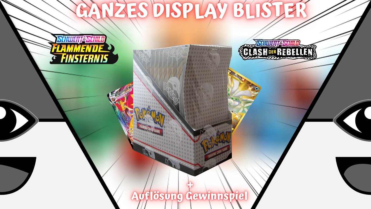 GEWINNSPIELAUFLÖSUNG | Ganzes Display BLISTER geöffnet | 24 Booster Pokemon SWSH 2 +3