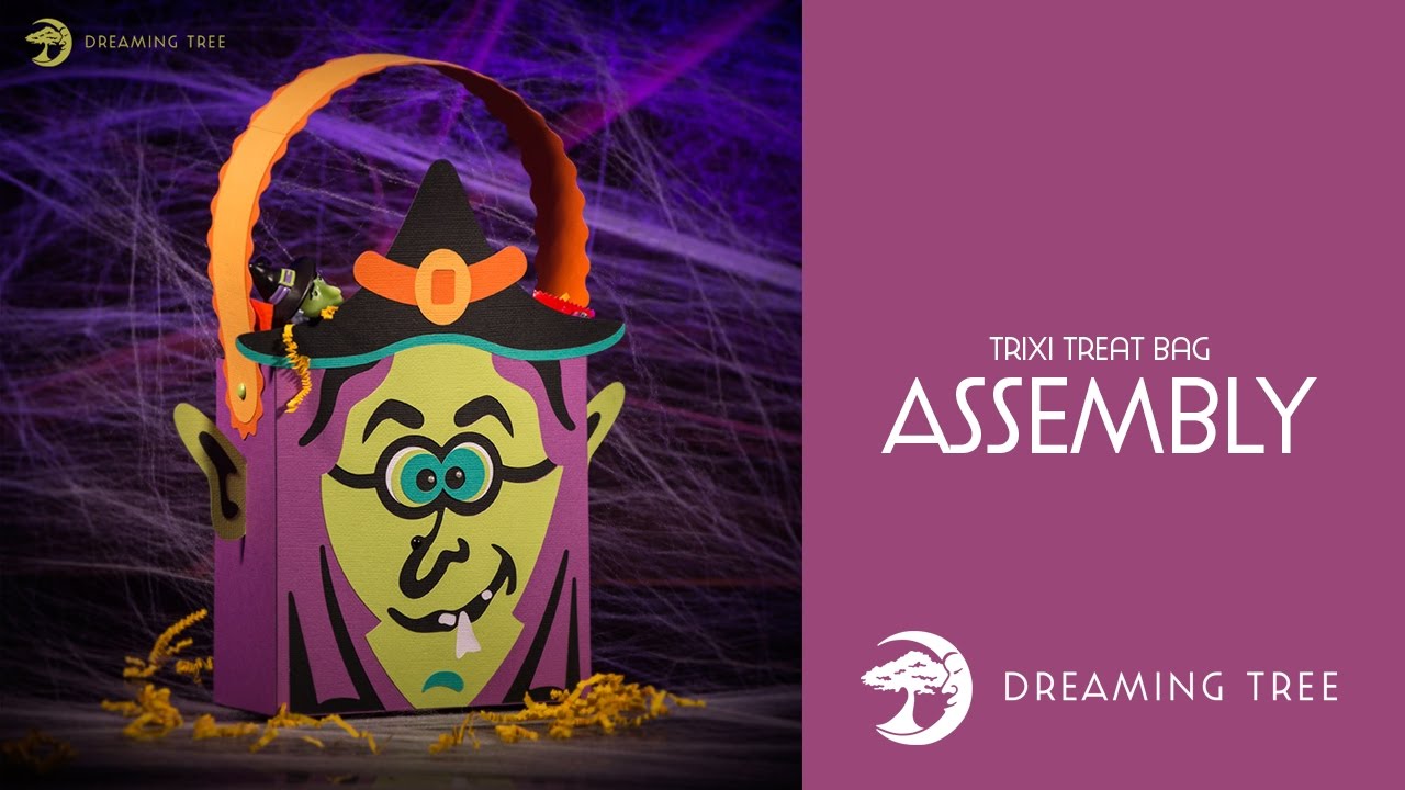 SVG File - Trixi Treat Bag - Assembly Tutorial cutting machine cloth