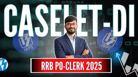 🔥RRB PO PRE -  Top 4 Caselet DI ✅️