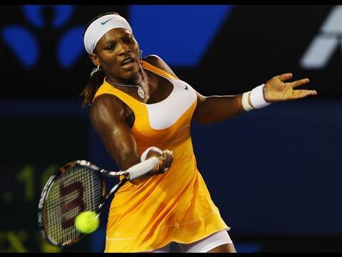 Serena Williams Beats Justine Henin in 2010 Australian Open Finals 6-4 3-6 6-2