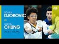 Novak djokovic v hyeon chung  australian open 2018 4r  ao classics