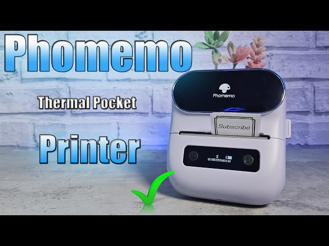 Phomemo Label Printer - M220 Label Maker, Bluetooth Mini Barcode Label  Printer, 3 Inch Wireless Portable Sticker Label Maker Machine for Mailing