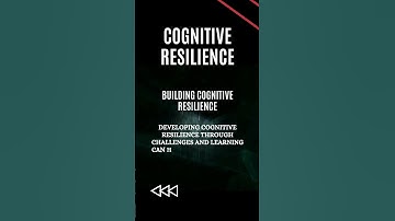 "Cognitive Resilience: Strengthening Your Mental Armor"