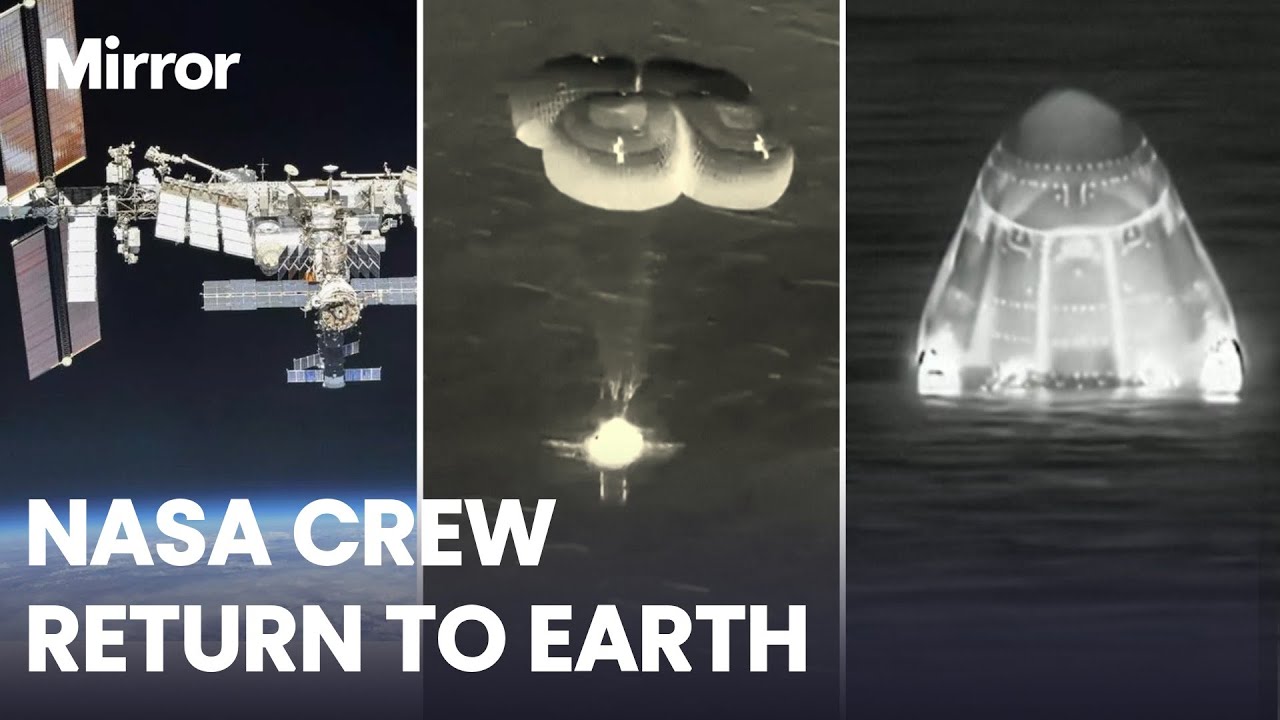 IN FULL: EVACUATION and LANDING of NASA CREW-11 astronauts following medical emergency