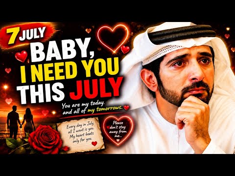 Baby, I Need You This July ❤️ | An Emotional Love Message | love story| fazza poems today| fazza