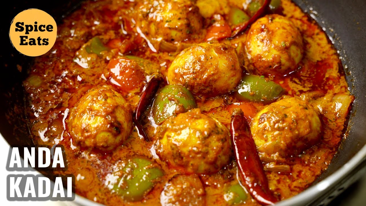 Anda Kadai Masala | Kadai Anda Curry | Egg Kadai Recipe