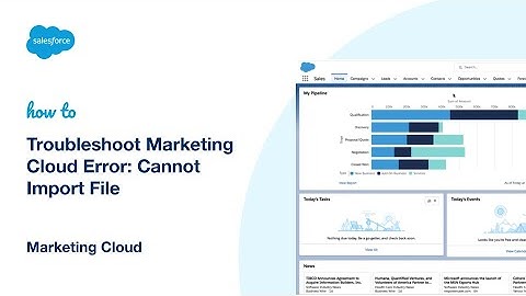 Troubleshoot Marketing Cloud Error: Cannot Import File | Salesforce Marketing