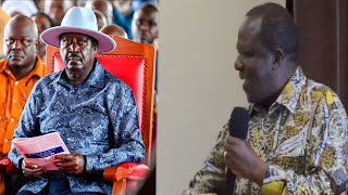 ALITOA KISU ADUNGE RAILA NA OLEKINA' Oparanya narrates how Raila almost died in Nairobi CBD!