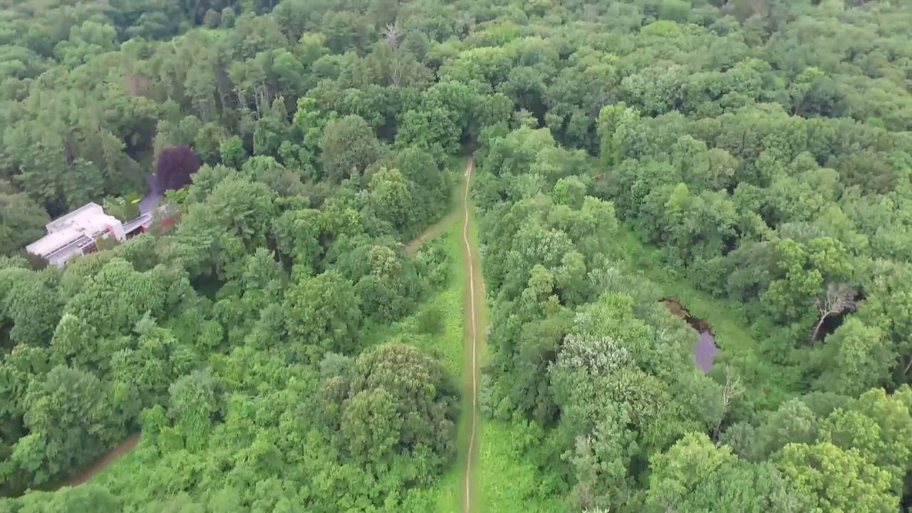 Muttontown Preserve from above YouTube