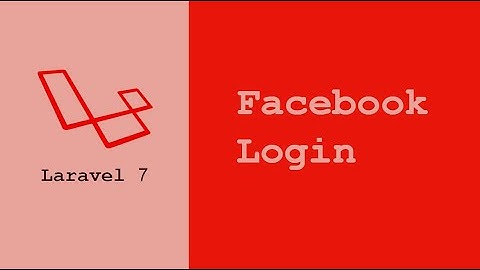 Laravel login with facebook
