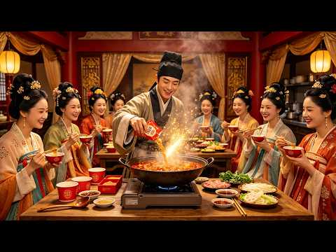 Man travels back, nearly a eunuch. Cooking and guts help him rise in the palace and seize power.