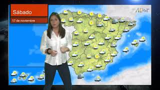 El tiempo de AEMET 16-11-2018