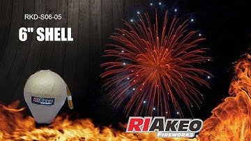 DISPLAY SHELL-6 INCH RKD-S06-05 | RIAKEO FIREWORKS