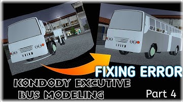 Kondody executive bus modeling ⚡♥️ / Error fixing 💥 / Easy blender modeling for beginners