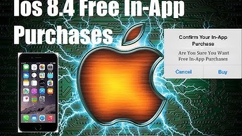 Ios 8.4 Free In-App Purchases (Jailbreak Required)
