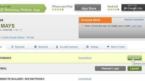 How To forward a domain name using Godaddy,com masking