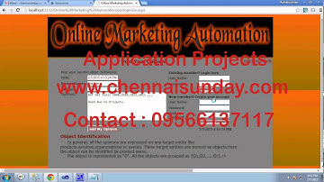 Online Marketing Automation System