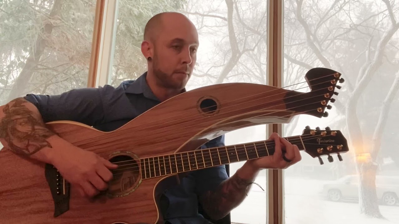 Fake Plastic Trees Radiohead Harp Guitar Cover Sean Presiloski