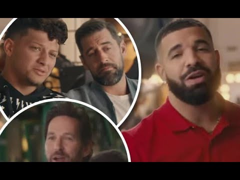 Drake and Paul Rudd join Patrick Mahomes in Super Bowl ad