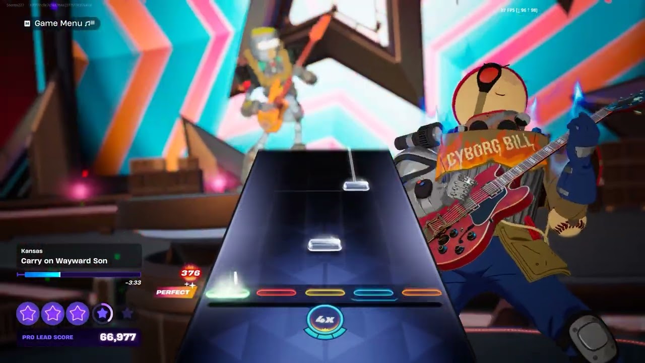 Fortnite Festival S12 - Carry On Wayward Son - Expert Pro Lead FC