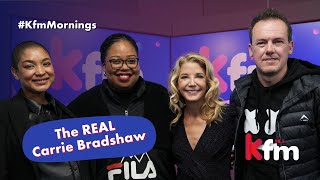 The REAL Carrie Bradshaw stops by Kfm Mornings