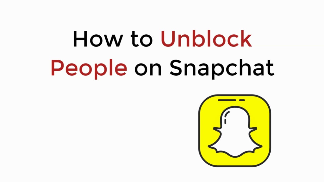 How to Unblock People on Snapchat iPhone & Android - YouTube