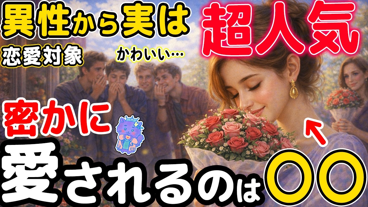 【隠れモテ】異性を惹きつける意外な魅力や印象・色気がすごい✨どんな人を引き寄せる？相手の妄想と今後のアプローチまで徹底鑑定｜タロット恋愛占い