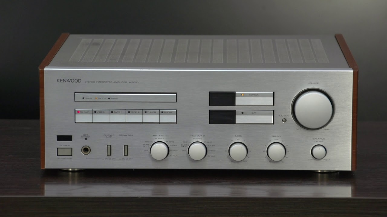 KENWOOD A-7000 - YouTube