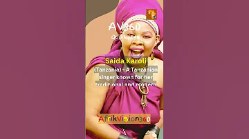 Saida Karoli The Voice Of Tanzanian Tradition 