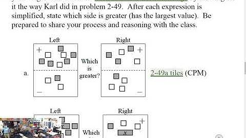 12.5.17 - A7 2.1.5 & 2.1.6 - Simplifying and Comparing Expressions