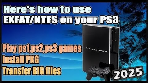 How to Use EXFAT/NTFS hdd on your PS3 | Complete guide | 2025