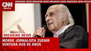 Play video: Morre Zuenir Ventura, referência no jornalismo e membro da ABL, aos 95 anos | LIVE CNN