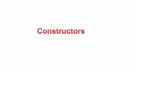 Constructor In Java(Part-2)